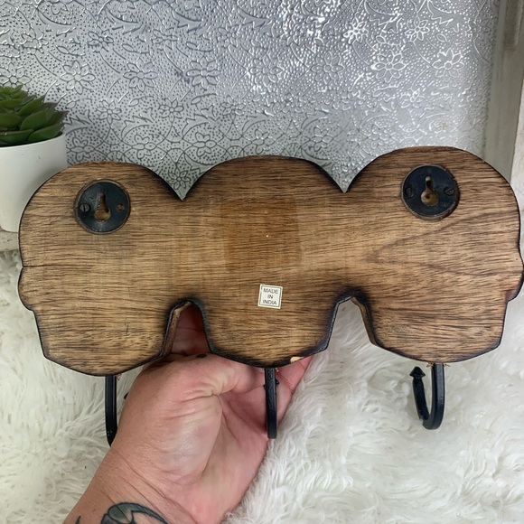 Day Of The Dead Wood Key Holder Clothes Hooks GUC - Picture 8 of 10